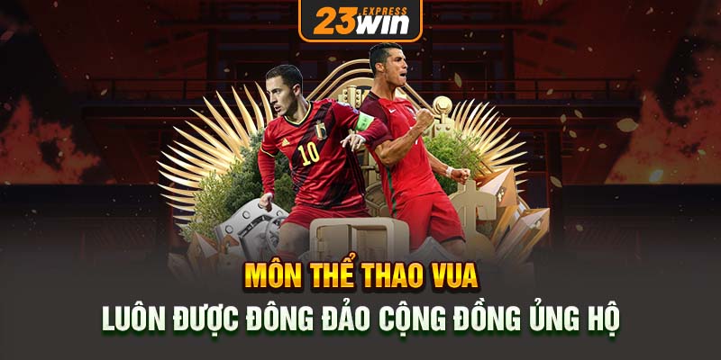 Môn thể thao vua luôn được đông đảo cộng đồng ủng hộ